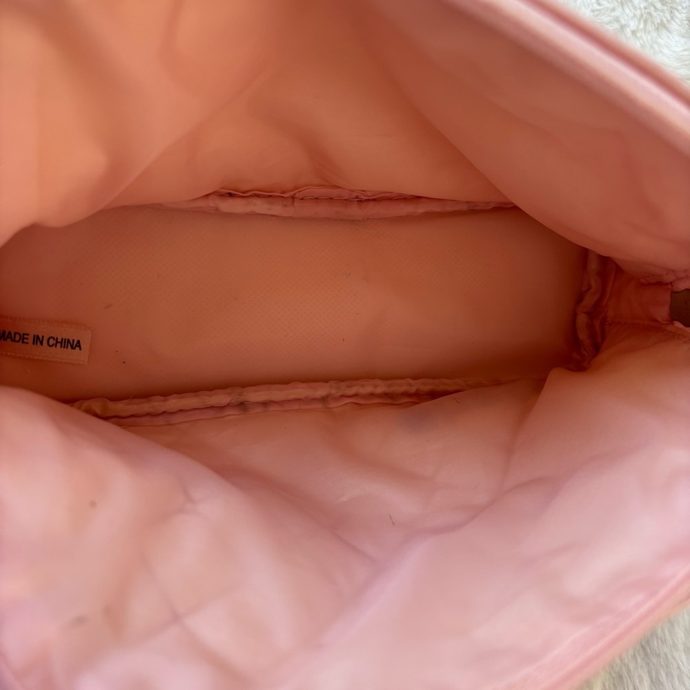 GUESS Blush Quilted Cosmetic Bag with Heart Accent - Picture 7 of 7